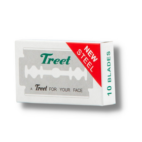 Treet - New Steel Double Edge Razor Blades -10 Blades