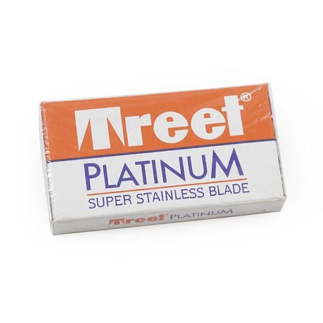 Treet - Platinum Super Stainless Double Edge Blades - Pack of 10 Blades