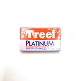 Treet - Platinum Super Stainless Double Edge Blades - Pack of 5 Blades