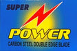 Treet - Super Power Carbon Steel Double Edge Razor Blades - Pack of 10 Blades