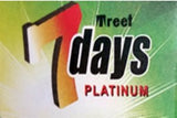 Treet - 7 Days Platinum Steel Double Edge Razor Blades - Pack of 5 Blades