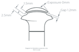 Hone - Type 15s Safety Razor - Stainless Steel