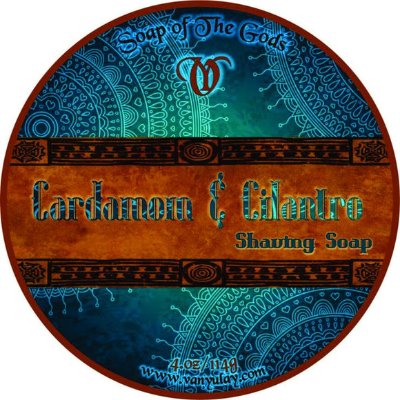 Van Yulay - Artisan Shaving Soap - Cardamom & Cilantro