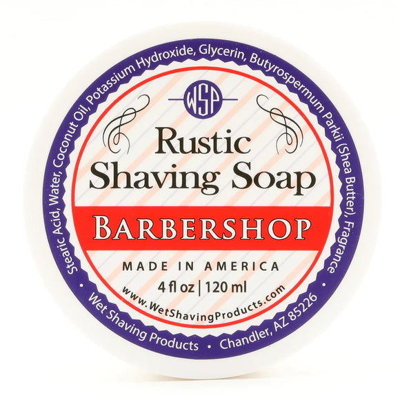 Wet Shaving Products - Barbershop - Rustic Shaving Soap - 4 Fl oz