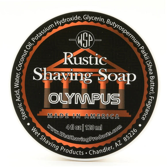 Wet Shaving Products - Olympus - Rustic Shaving Soap - 4 Fl oz