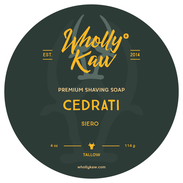 Wholly Kaw - Premium Shave Soap -  Cedrati