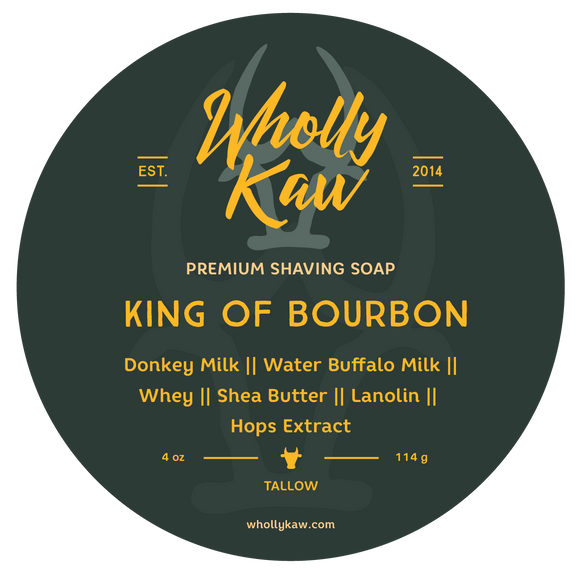 Wholly Kaw - Premium Shave Soap -  King of Bourbon