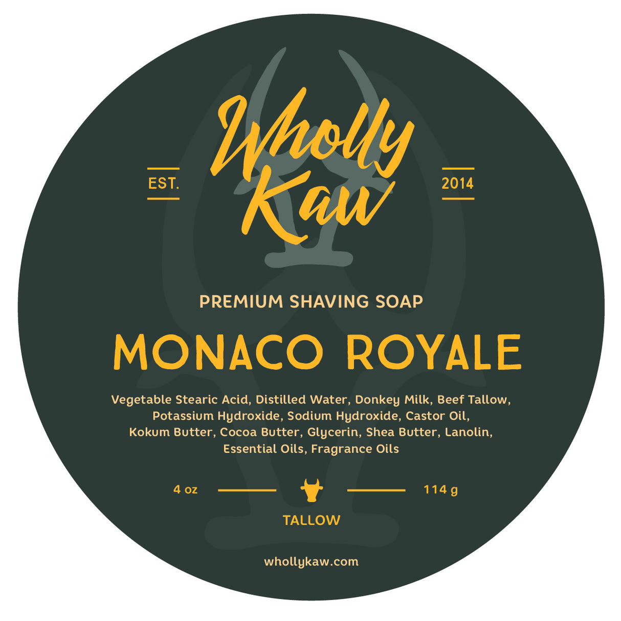 Wholly Kaw - Monaco Royale - Premium Shave Soap