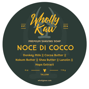 Wholly Kaw - Premium Shave Soap -  Noce di Cocco