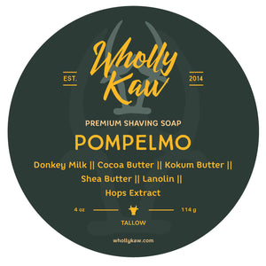 Wholly Kaw - Premium Shave Soap -  Pompelmo