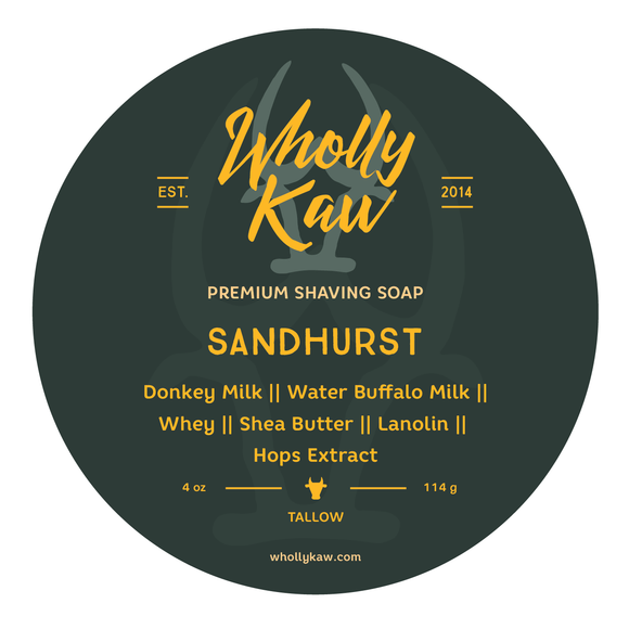 Wholly Kaw - Premium Shave Soap -  Sandhurst