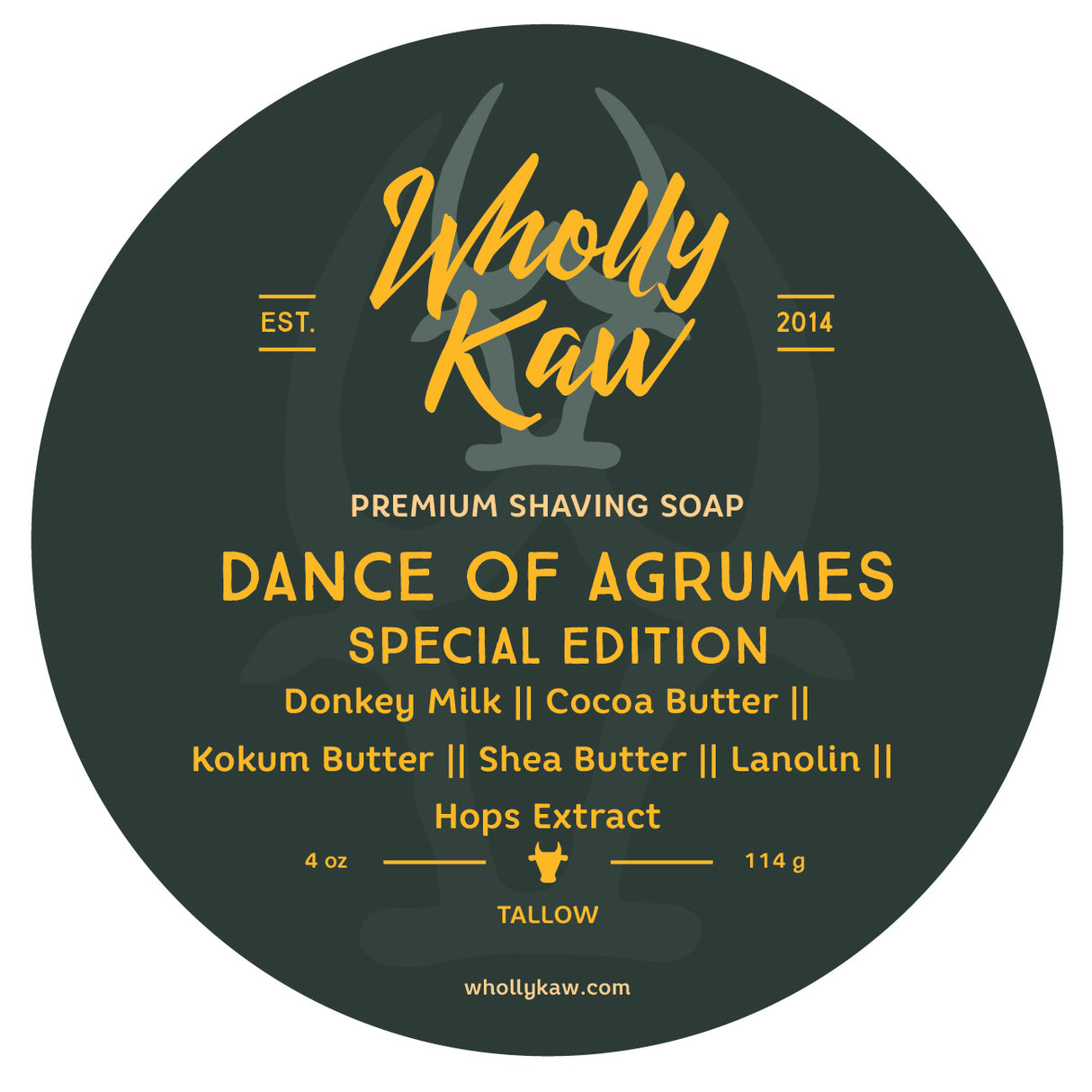 Wholly Kaw - Dance of Agrumes - Special Edition Shave Soap
