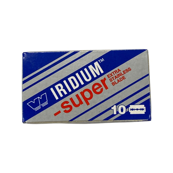 Wizamet - Super Iridium Stainless Double Edge Razor Blades - Pack of 10 Blades