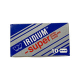Wizamet - Super Iridium Stainless Double Edge Razor Blades - Pack of 10 Blades