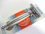 MERKUR 43C Closed Comb, "Fatty" Stainless Steel Handle DE Safety Razor