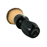 RazoRock 400 Plissoft Synthetic Shaving Brush - Glossy Black Handle