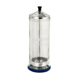 The iconic symbol for safety and cleanliness in the barbershop has always been the faceted glass jar with the silver lid. Still made with the same quality as it was 75 years ago