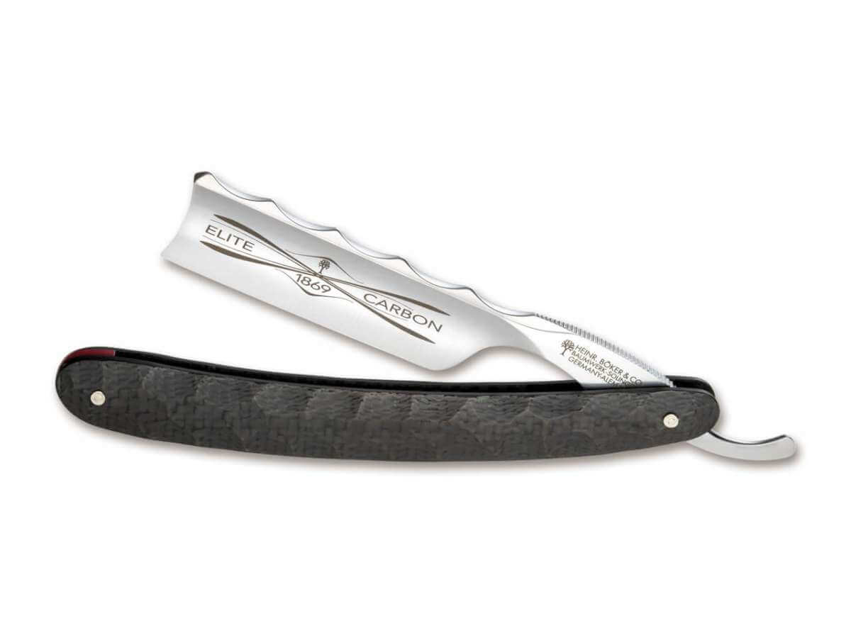 Boker  - Carbon Steel 6/8 Blade - Elite Carbon SE 2.0 - Straight Razor