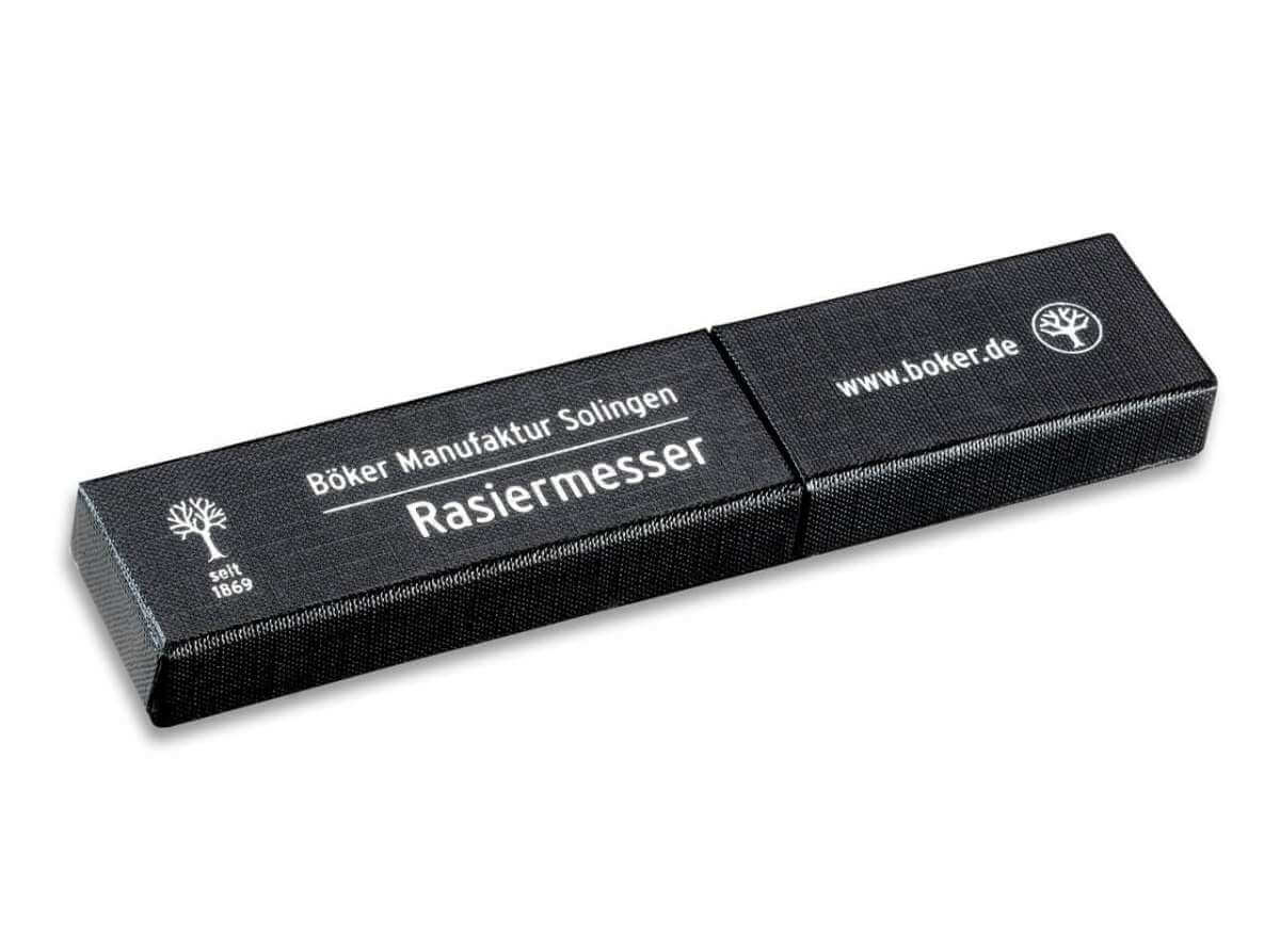 Boker  - Carbon Steel 6/8 Blade - The Celebrated Wenge - Straight Razor 140534