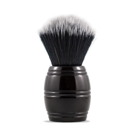 (Tuxedo) RazoRock 24 Barrel Shaving Brush - With Tuxedo Plissoft Synthetic Knot