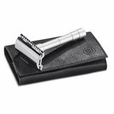 Merkur Solingen 46C Double Edge Safety Razor w/ Leather Case