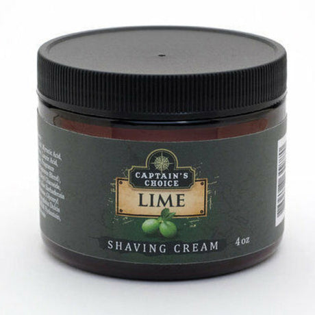 Captain's Choice Lime Shaving Cream 4oz