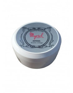 Myrsol Antesol Shaving Cream 150ml. Shaving soap enriched with lanolin. It has been especially formulated for use with a brush. It softens the facial hair making it easier for the blade to slide over the skin smoothly. Its soft creamy texture makes for a thick, dense foam that makes shaving enjoyable. It respects the skin’s PH balance and both protects and hydrates.