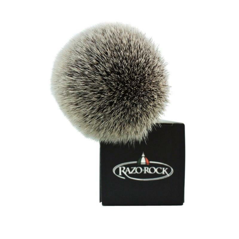 RazoRock BC Silvertip Plissoft Synthetic Shaving Brush