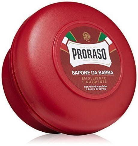 Tub of Proraso Shave Soap - Sapone da Barba - Sandalwood