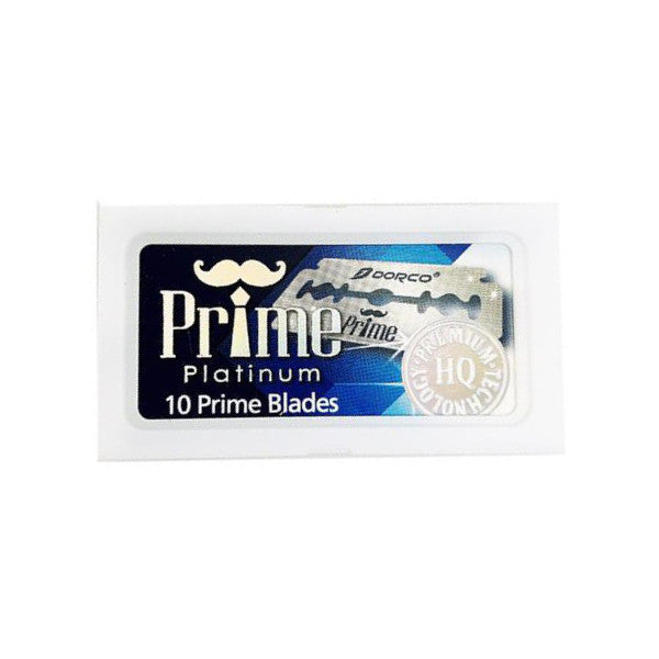 Dorco - Prime Platinum Stainless Double Edge Blades - Pack of 10 Blades