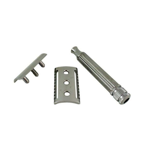 Fatip Testina Gentile DE Safety Razor - Grande Black Chrome 42123