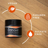 êShave - Orange Sandalwood - Shaving Cream 4oz