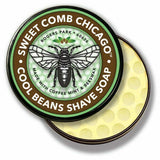 Sweet Comb Chicago All Natural Cool Beans Shave Soap
