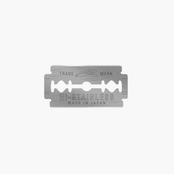 Feather Double-Edge Safety Razor Blades are a green and cost-efficient alternative to purchasing the disposable, cartridge-based razors.  FEATURES  Very sharp and long-lasting  Coated in platinum to prevent rust and increase its durability  Compatible with modern double edge safety razors (Merkur, Parker, Edwin Jagger, etc.) NOTE: Feather Black and Yellow, blades are crafted with the same materials. The only difference lies in how they are packaged: