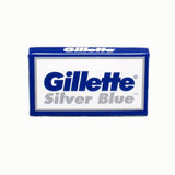 100 Gillette Silver Blue DE Blades, 20 Packs Of 5(100 Blades)