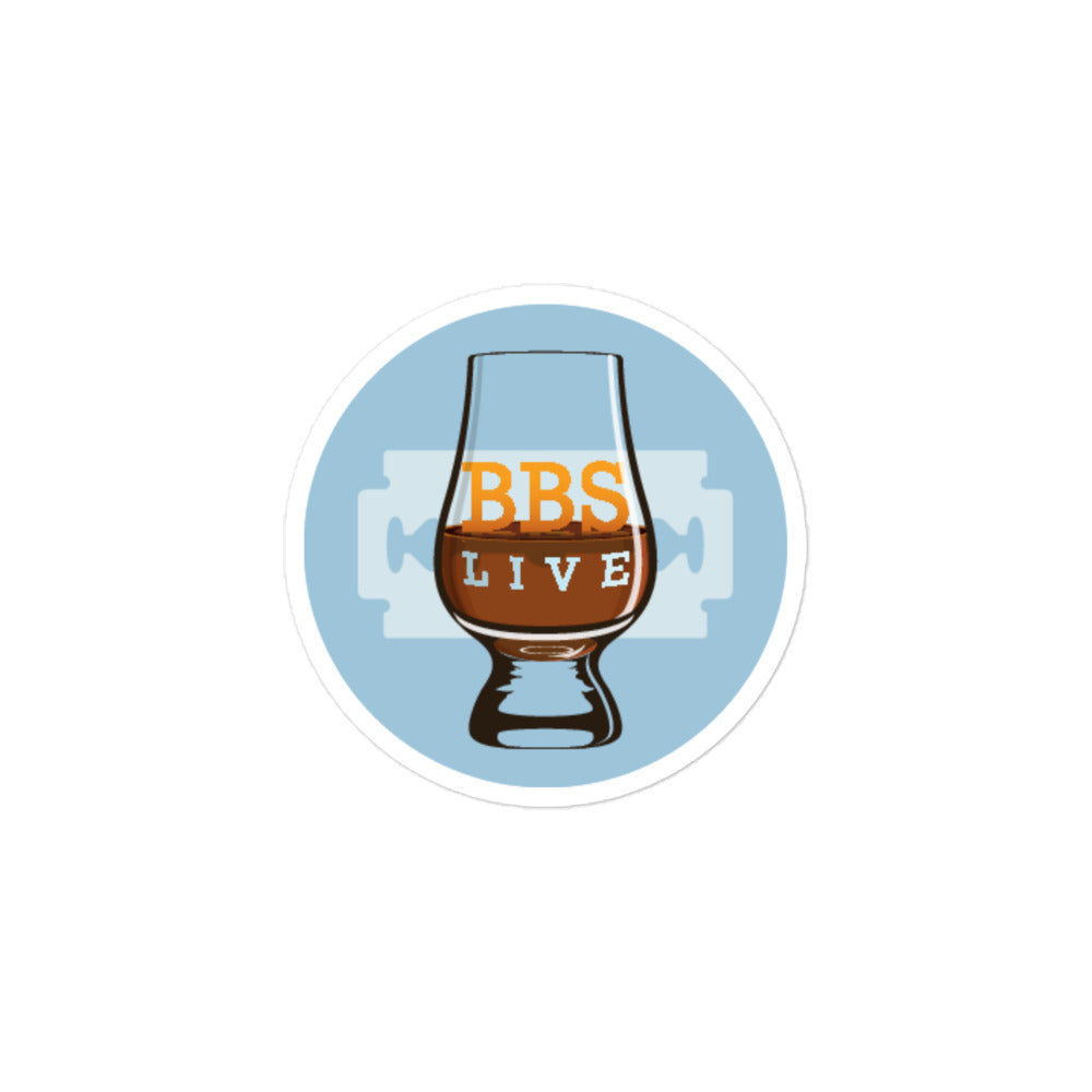 BBS.Live - Logo Bubble-free Stickers