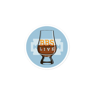 BBS.Live - Logo Bubble-free stickers