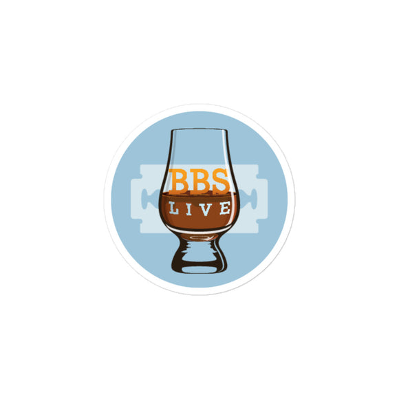BBS.Live - Logo Bubble-free stickers