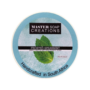 Master Soap Creations Frosted Spearmint Shaving Soap 6oz.
