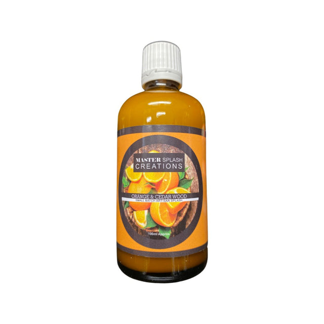 Master Soap Creations Orange And Cedarwood Aftershave Splash 100ml