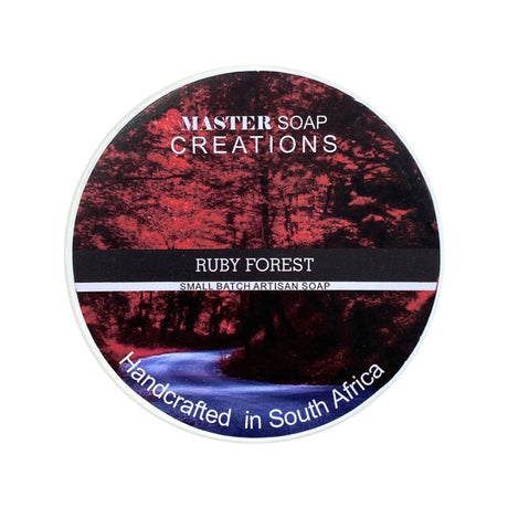 Master Soap Creations Ruby Forest Shaving Soap 6oz