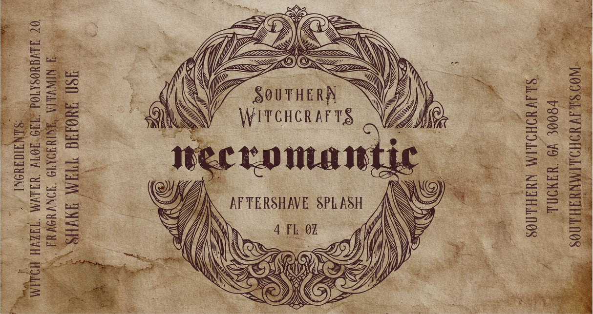 Southern Witchcrafts Aftershave Splash - Necromantic