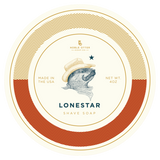 Noble Otter Lonestar Shave Soap 4oz