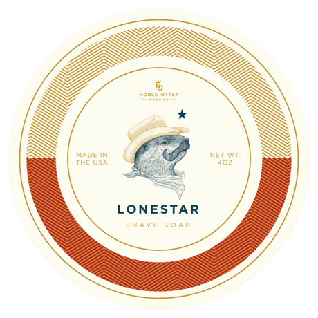 Noble Otter Lonestar Shave Soap 4oz