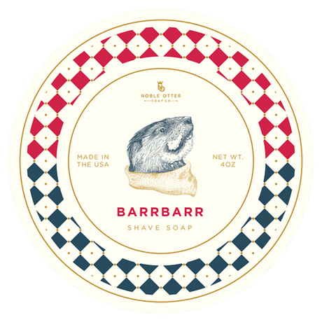 Noble Otter BarrBar Shave Soap 4oz