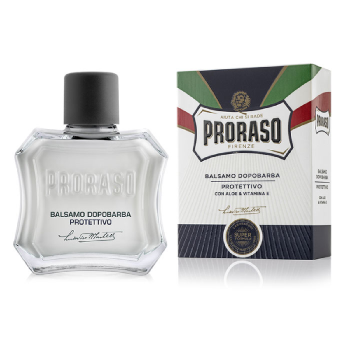 Proraso Blue Aftershave Balm Aloe Vera & Vitamin E 100ml