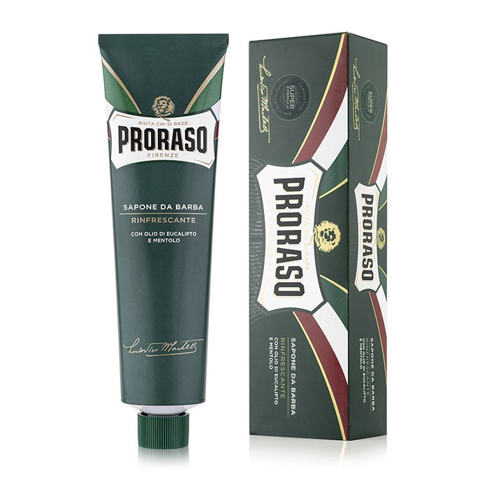 Proraso Green Shaving Cream Tube Menthol & Eucalyptus 150ml