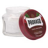 Proraso Red Sandalwood Pre-Shave Cream Glass Jar 100ml