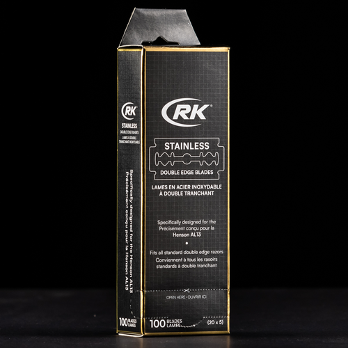 RK Shaving - Stainless DE Razor Blades - 100 pack – The Razor Company