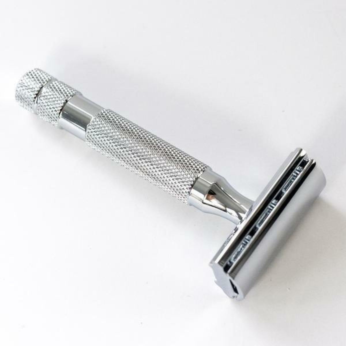 Rockwell Razors 2C White Chrome Double Edge Safety Razor